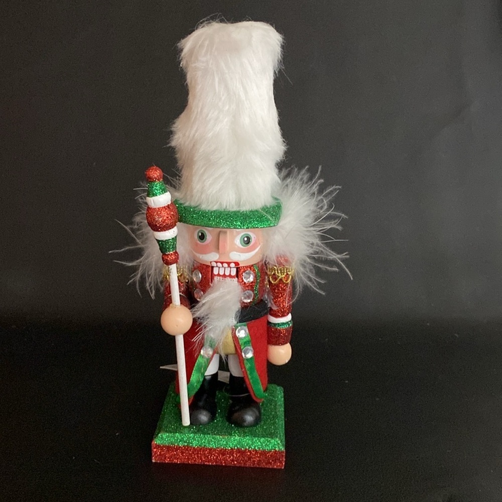 Kurt Adler 9-inch Hollywood Nutcrackers Red, Green & White Soldier Nutcracker